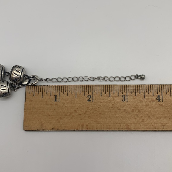 Premier Design Tribal Necklace with Oval Turquoise & Teal Colored Beads - Picture 9 of 9